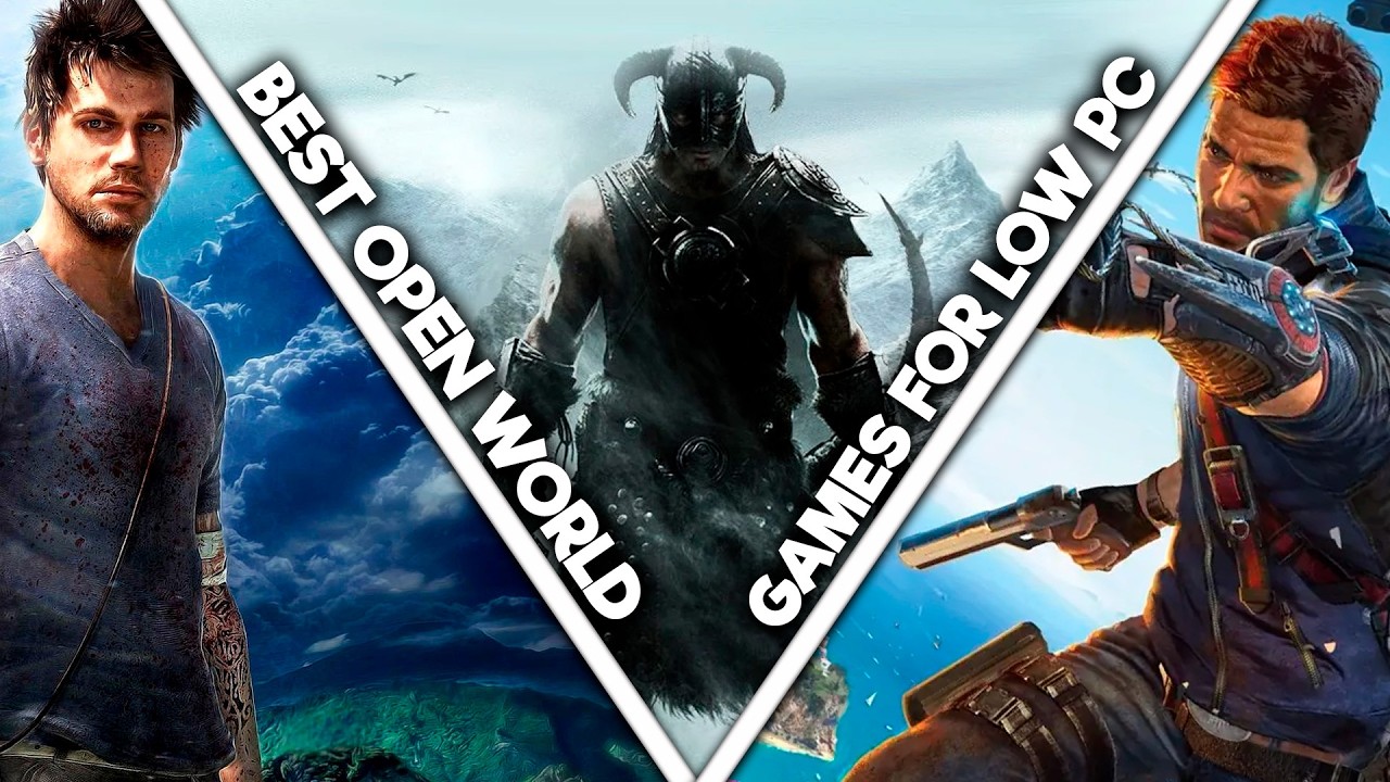 Top 40 Best Games Open Wolrd For Low Spec PC - YouTube