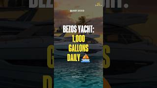 Bezos’ Superyacht Burns 1,000 Gallons Daily… While Funding Climate Solutions ⛵