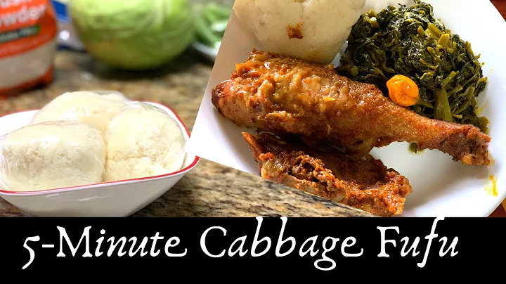 HOW TO PREPARE CABBAGE FUFU | Quick and Easy Cabbage “Fufu” Recipe