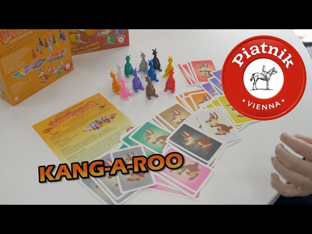 Piatnik Kang-a-roo – Jeu De Cartes Et Figurines Kangourous, 3 à 6 Joueurs, Dès 4 Ans
