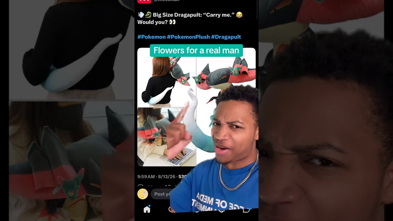 Flowers for a manly man #pokemon #flowersformen #nerdgifts #giftsformen #dragapult