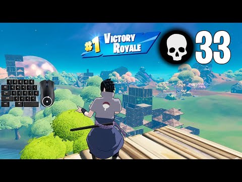 33 Elimination Solo Squad Win Season 8 Gameplay Full Game (Fortnite PC Keyboard)