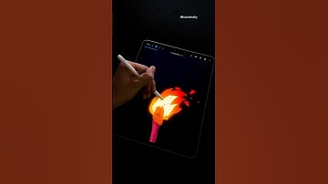 Easiest way to animate fire 🔥🤯 #animation #procreate