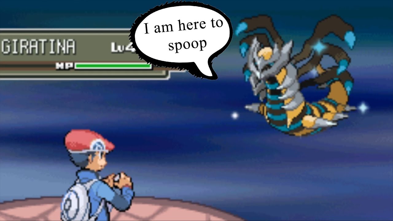 SHINY GIRATINA, Pokémon Platinum