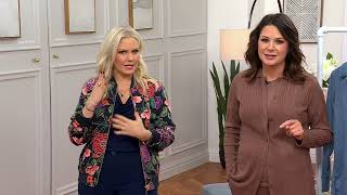 Cuddl Duds Comfort Rib Two-Piece Lounge Set on QVC