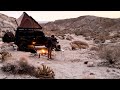 Solo camping deep in the anza borrego desert peaceful