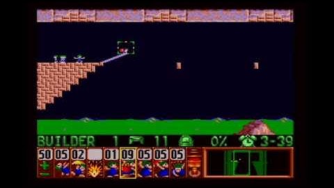 Lemmings (SNES) Mayhem 17: Stepping Stones