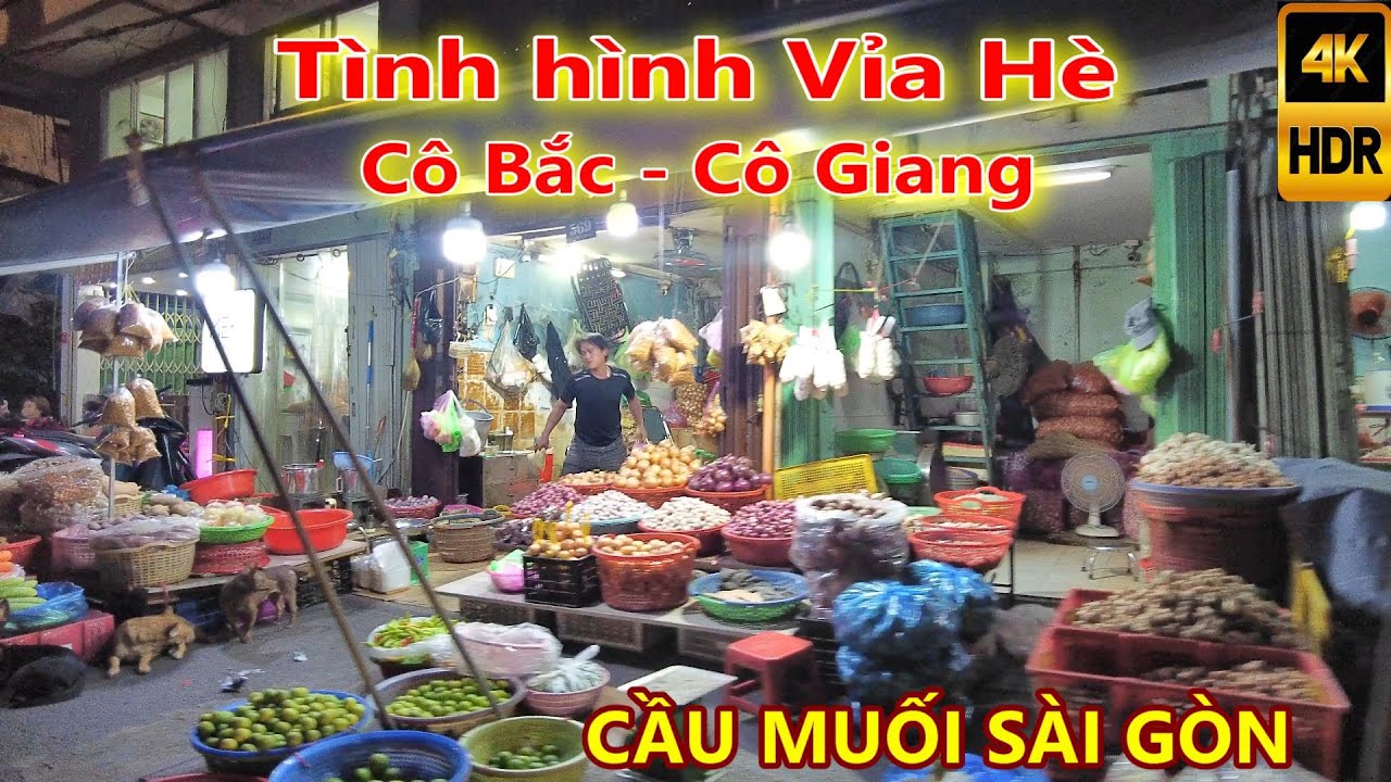 Tình hình VỈA HÈ Đường Cô Bắc - Cô Giang Cầu Muối Sài Gòn