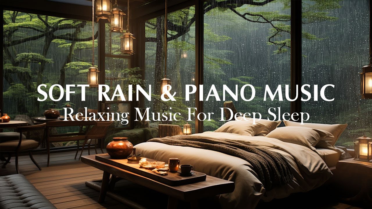 Deep Sleep with Peaceful Piano & Rain Sounds - Healing Music for Sleep ...