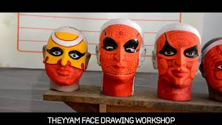 theyyam face drawing workshop youtube theyyam face drawing workshop
