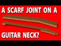 Making A Scarf Joint For A Guitar Neck With An Angled Headstock