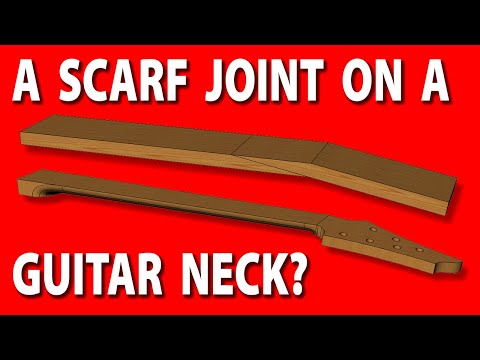 Making A Scarf Joint For A Guitar Neck With An Angled Headstock