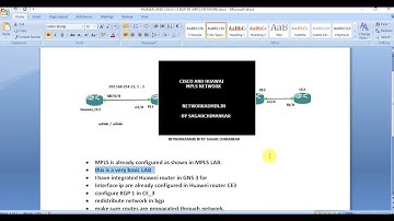 HUAWEI AND CISCO CE BGP IN  MPLS NETWORK