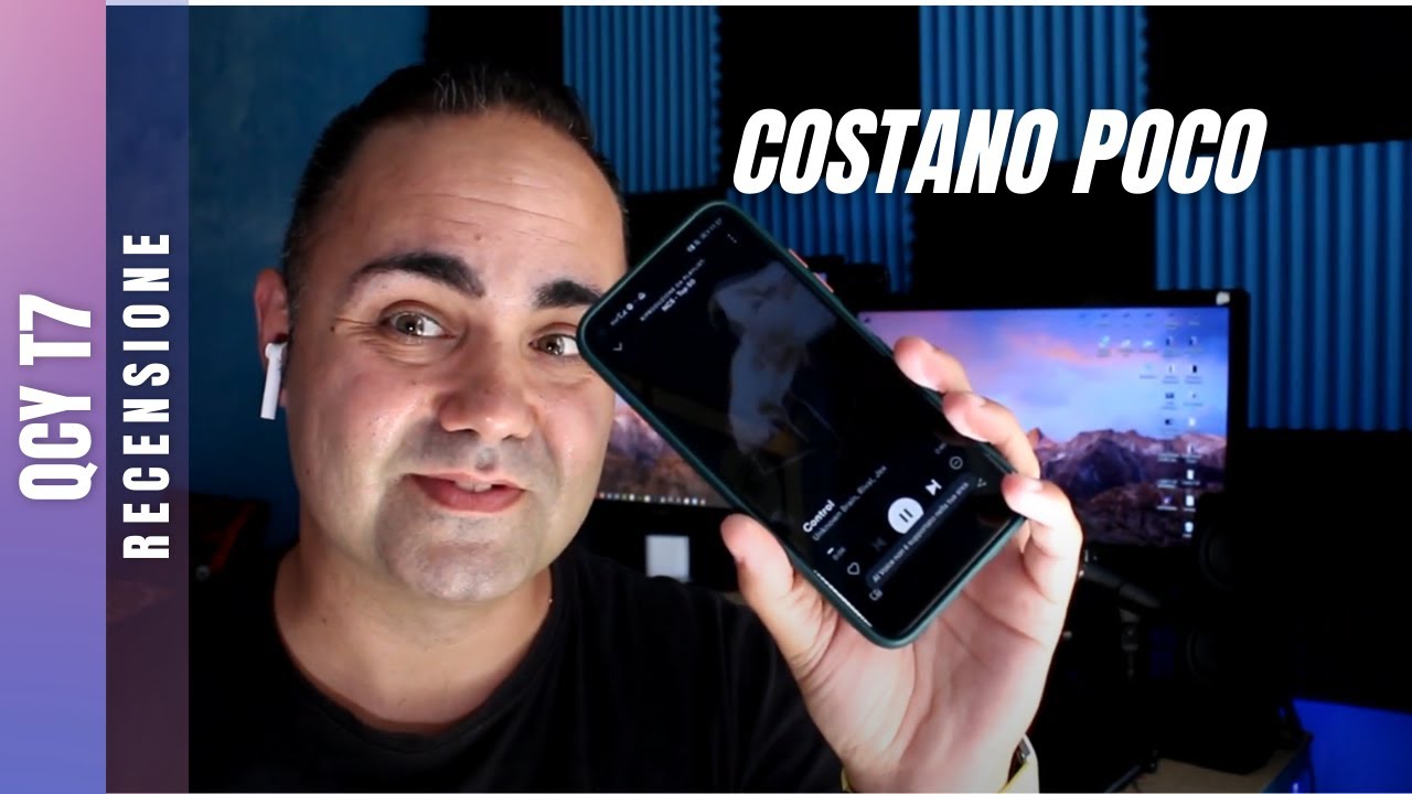 QCY T7 HOMSCAM CUFFIE TWS BLUETOOTH 5.1 | Sorprendono e costano poco |  RECENSIONE PHONE BLOG ITALIA - YouTube