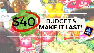 Frugal Budget Grocery Haul Hacks | ALDI | February 2021