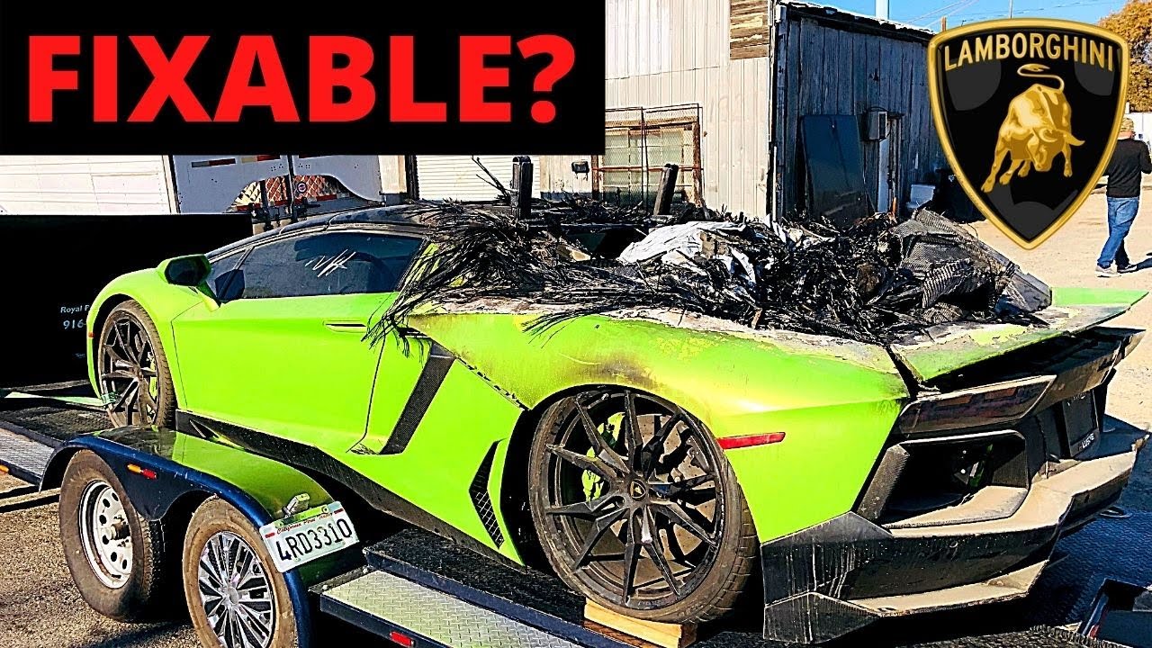 Bought BADLY BURNED Lamborghini Aventador From ROYALTY EXOTICS!! [PART 1] (VIDEO #86)