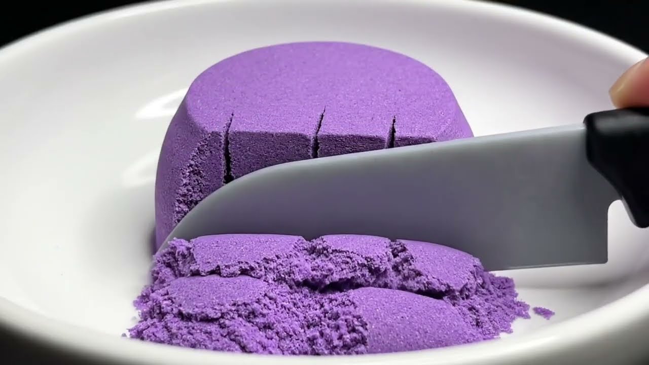 Sand ASMR for sleep | Sand cutting ASMR | Sand crushing ASMR