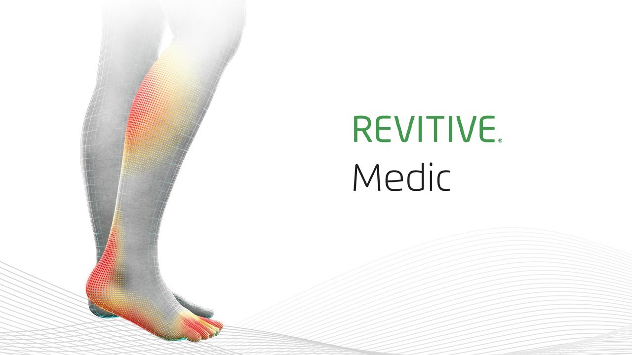 Introducing Revitive Medic - Drug-free solution to fight leg aches & pains and reduce swelling