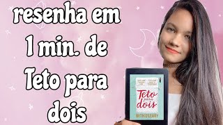 Resenha Em 1Min Teto Para Dois Da Beth Oleary Literarte