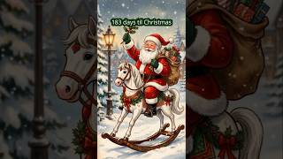 183 days til Christmas 🎄✨ #christmas #countdown #vintage #holiday #santaclaus