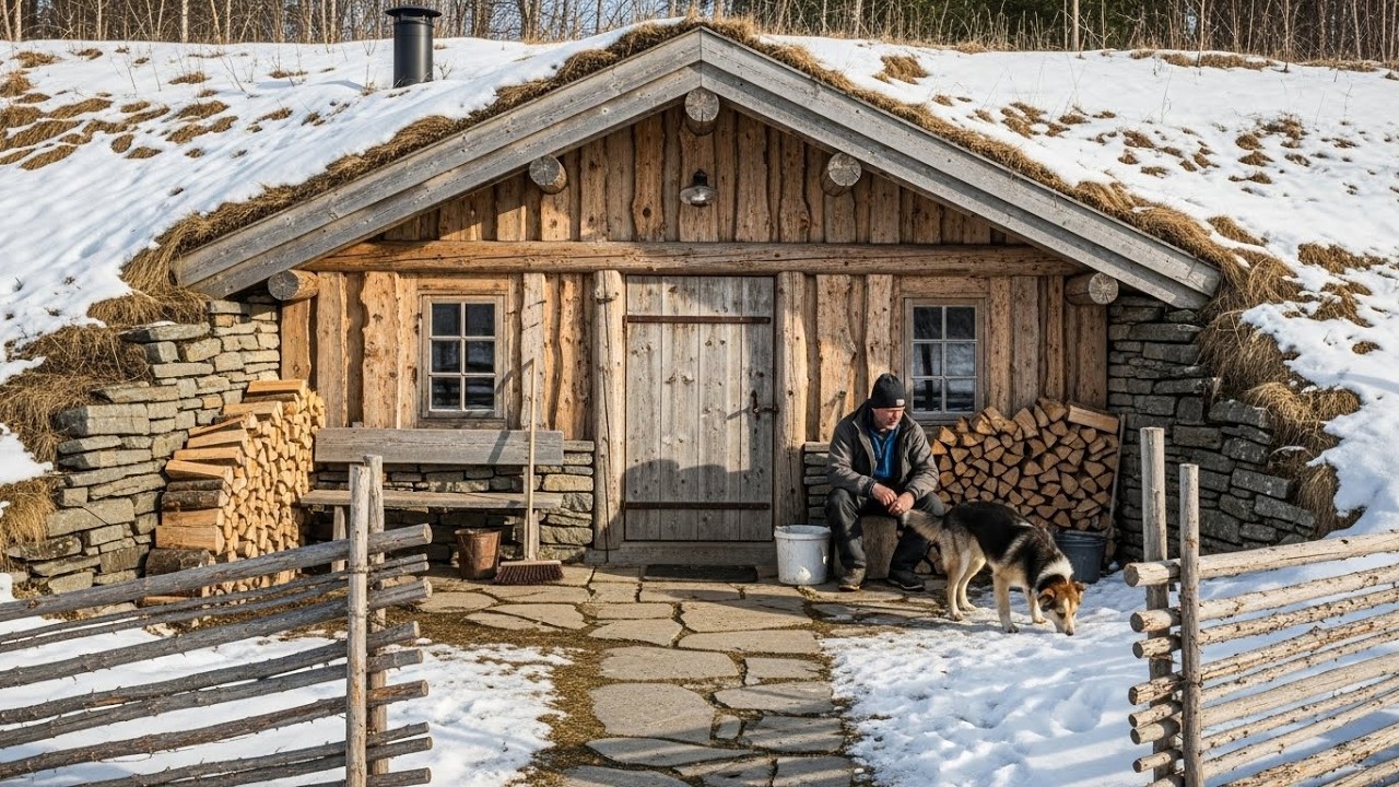 He Dug a Hidden Underground Shelter That Stayed Warm for 32 Days While Every Cabin Froze