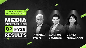 KPIT Q2FY26 Results - Growth, Technology & Investment Perspectives | Management Media Interactions