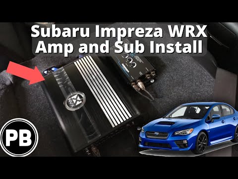 2015 + Subaru WRX Subwoofer and Amplifier Install | NVX and Skar Audio