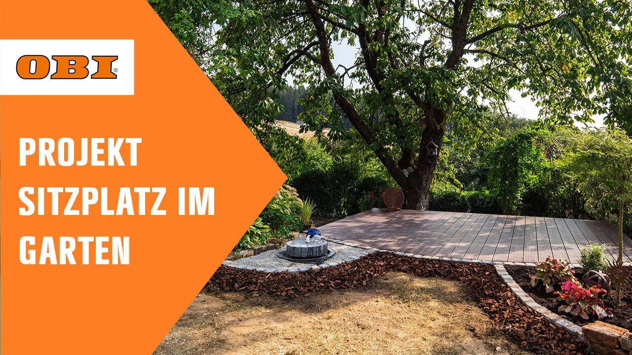 Wunschprojekt | WPC-Terrasse im Garten - YouTube