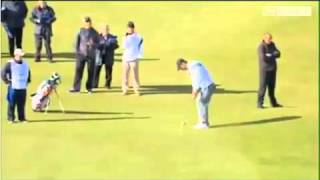 Michael Phelps Sinks 159ft, (50 yard) Putt