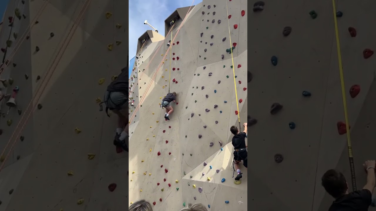 Rock Climbing at Quantum of the seas #quantumoftheseas  #royalcaribbeaninternational