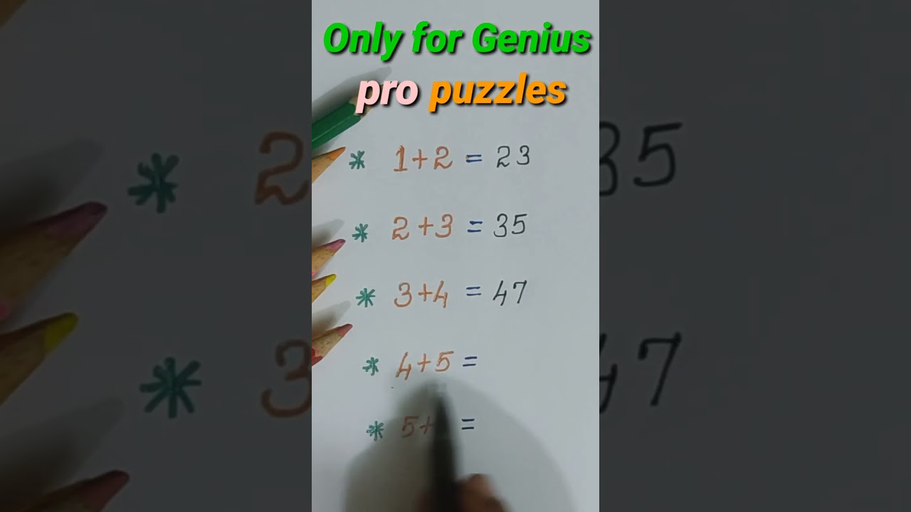 MATHS Magic Puzzles/