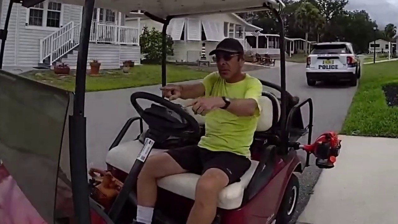Florida man accused of trying to run over neighbor in golf cart shouldn’t have been driving at all