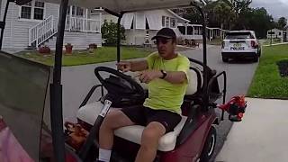 Florida man accused of trying to run over neighbor in golf cart shouldn’t have been driving at all