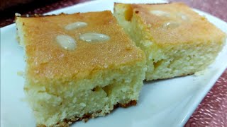 Authentic Arabic Basbousa Recipe | Sooji Cake | How to Make Revani | Harissa Dessert |zaika mazedaar