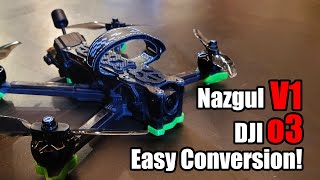 The iFlight Nazgul Evoque V1 CAN Run the DJI o3 Air Unit! Easy Conversion!