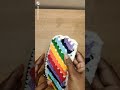 Crochet Rainbow Zipper Purse..