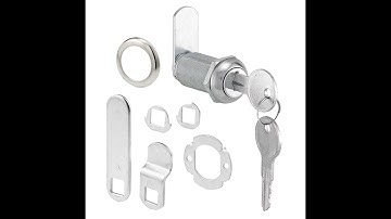 How to install a drawer lock (cam lock)