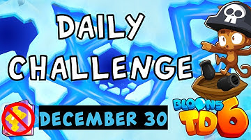 Bloons TD 6 Daily Challenge | Big Slaps | No Hero No MK No Powers | December 30 2023