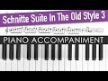 Schnittke Suite in the Old Style 3. Minuet |  Piano Accompaniment | Violin Sheet Music