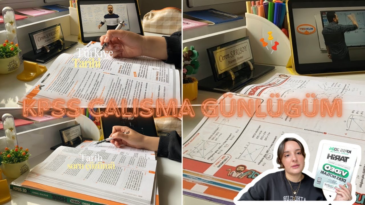 KPSS Çalışma Günlüğüm 67🫱🏻‍🫲🏼| Çalışmamak için bir sürü bahanem var... #kpss #studyvlog