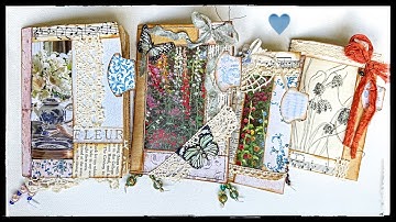 Junk Mail Window Envelope Journals - Tutorial - Book Pictures - Scraps - Window Envelopes
