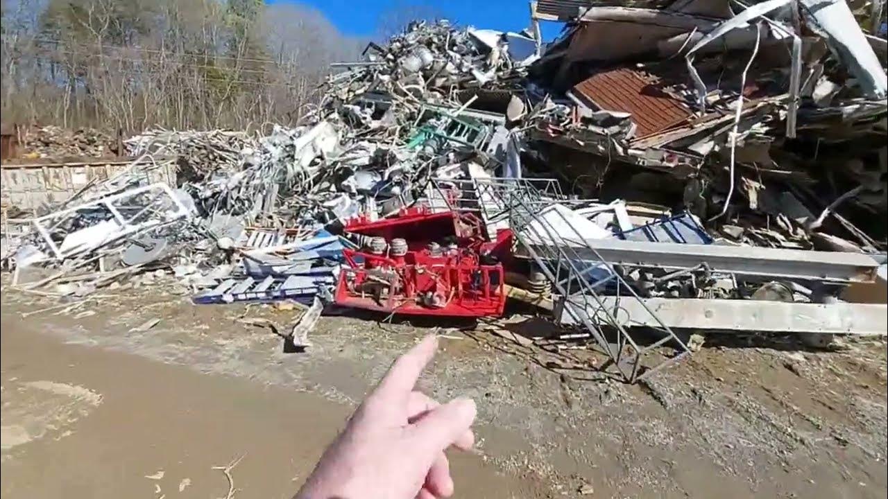 Went to Junkyard/ Scrapyard looking for Chevy C10's or OBS trucks! But