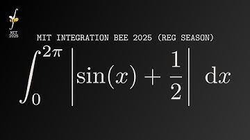 MIT Integration Bee 2025 Regular Season Q08: Integral of Absolute Value Function