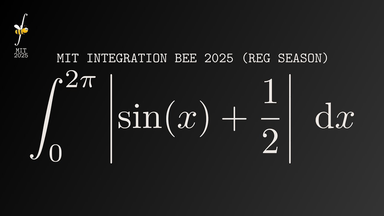 MIT Integration Bee 2025 Regular Season Q08: Integral of