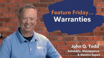 Creating Warranty Contracts - IBM Maximo and MAS | Feature Friday