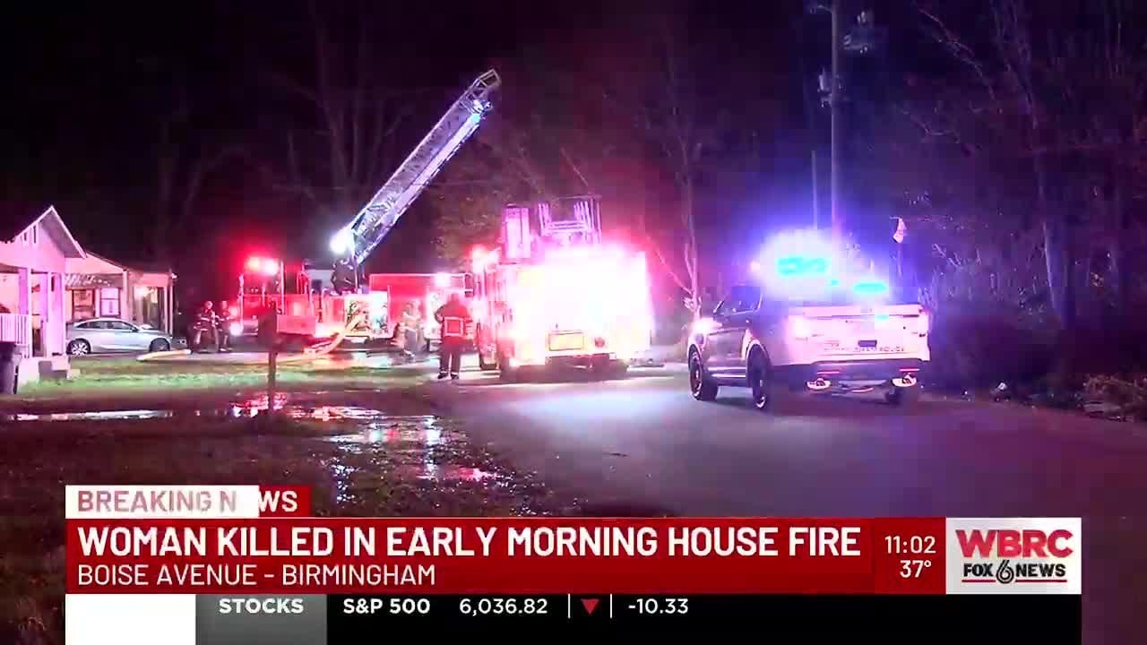 Woman killed in house fire - YouTube