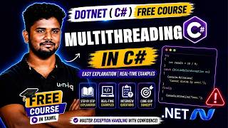 Dotnet C# Free Course 2026 | Ep 58 | C# Multithreading Part -03 in Tamil