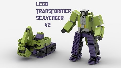 LEGO TRANSFORMERS DEVASTATOR V2 pt5 Scavenger v2 By BX Brix
