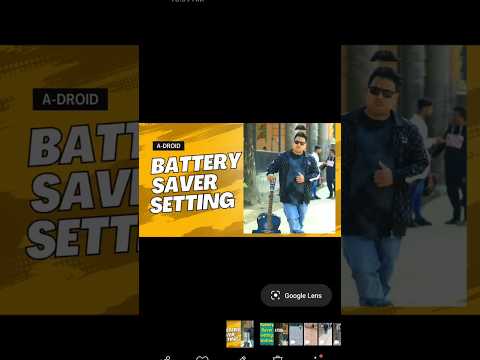 Battery saver settings