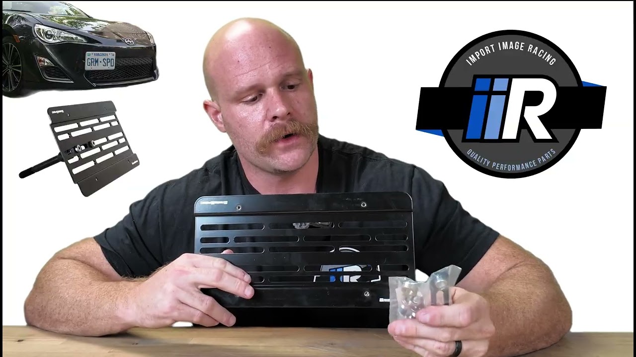 GrimmSpeed License Plate Relocation Kit for WRX, STI & BRZ | 094029